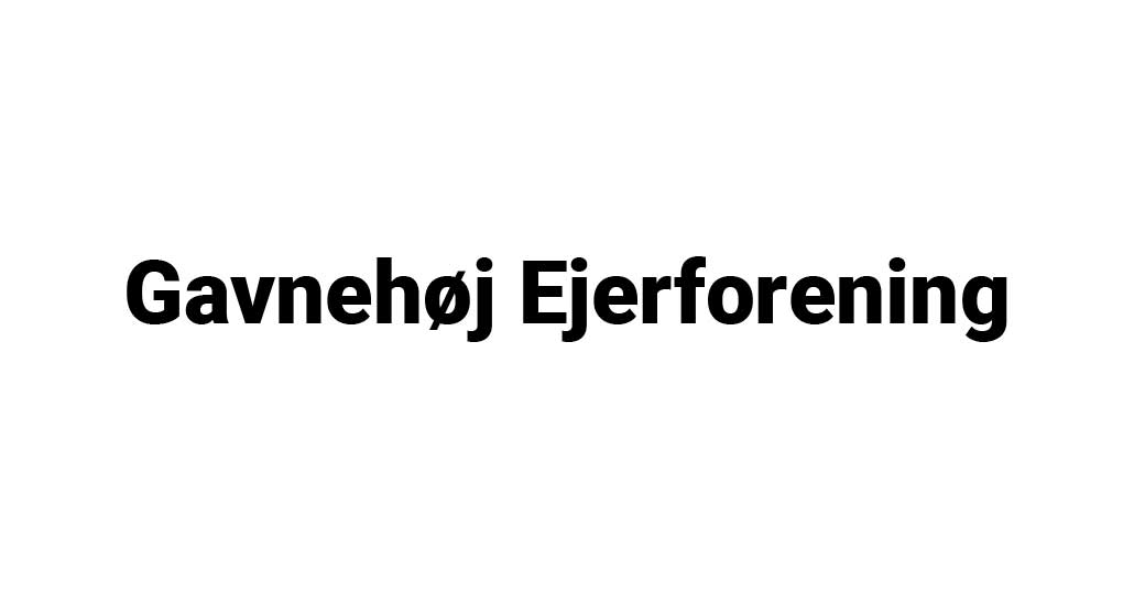 Gavnehøj Ejerforening
